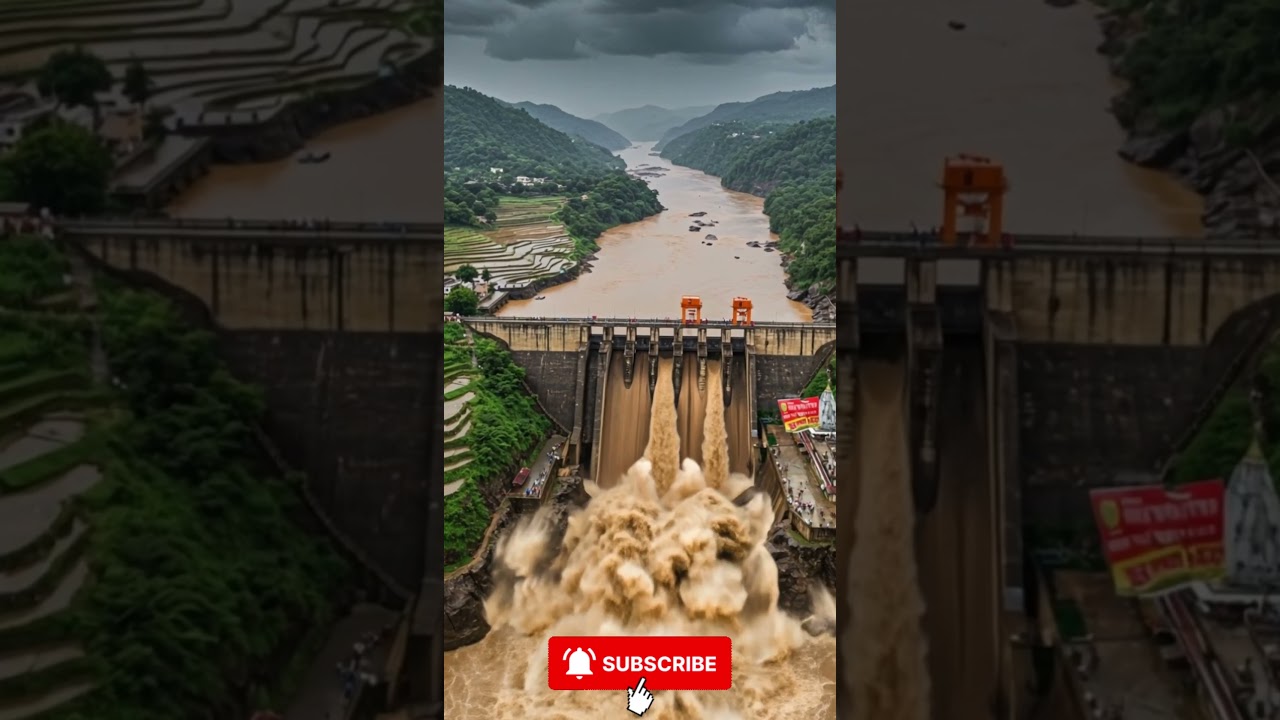 AI Simulation Dam Overflow Disaster – Viral Flood Apocalypse Video 2025 