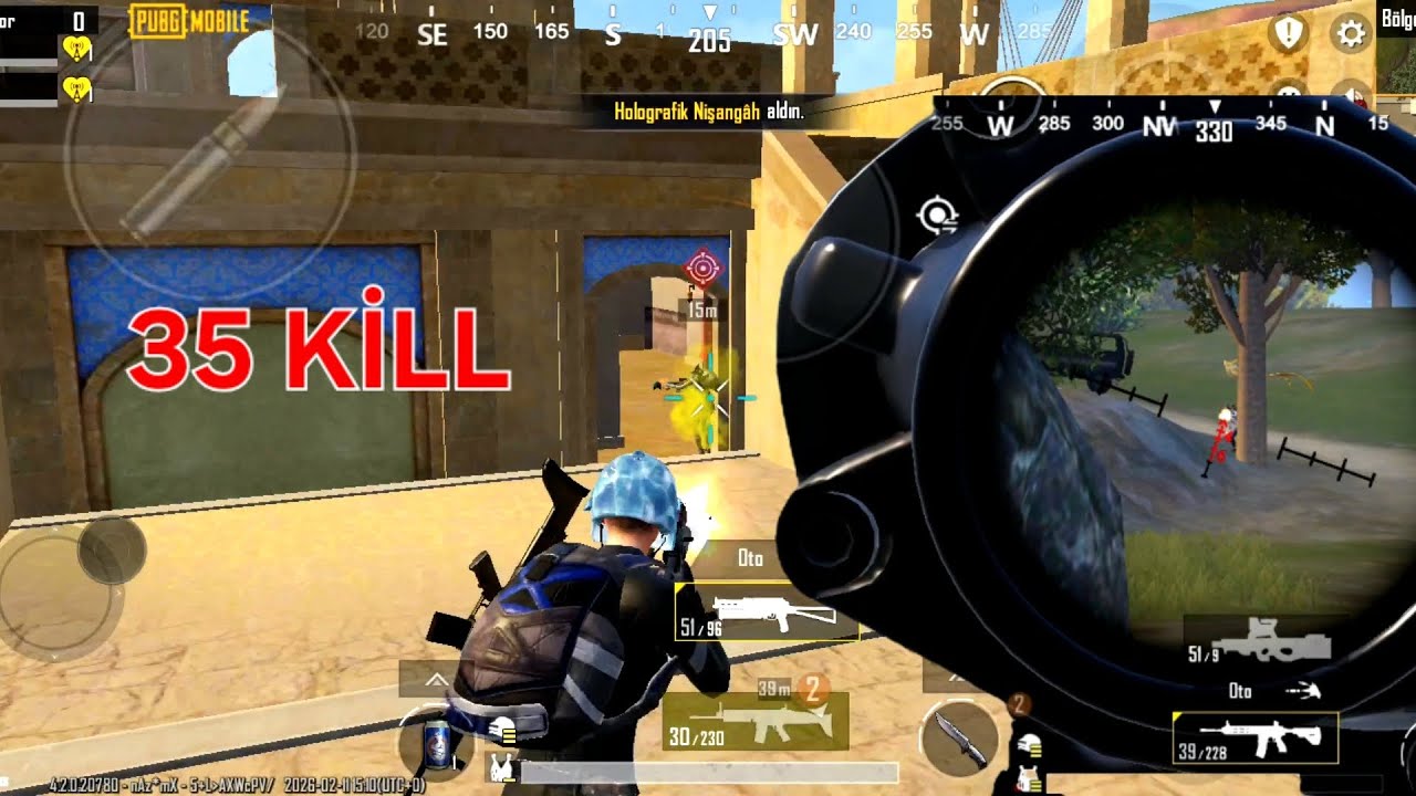 OTO EŞLEŞMEDEN GELEN ADAMLA WİN ALMAYA ÇALIŞTIM TOPLAM 35 KİLL ALDIK #pubgmobile 