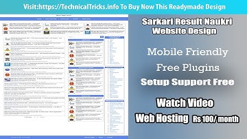 How to Create Job Website on WordPress | Create Job / Sarkari Results Website