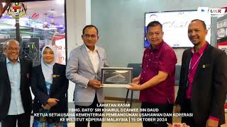 LAWATAN RASMI KSU KUSKOP KE INSTITUT KOPERASI MALAYSIA | 15 OKT 2024