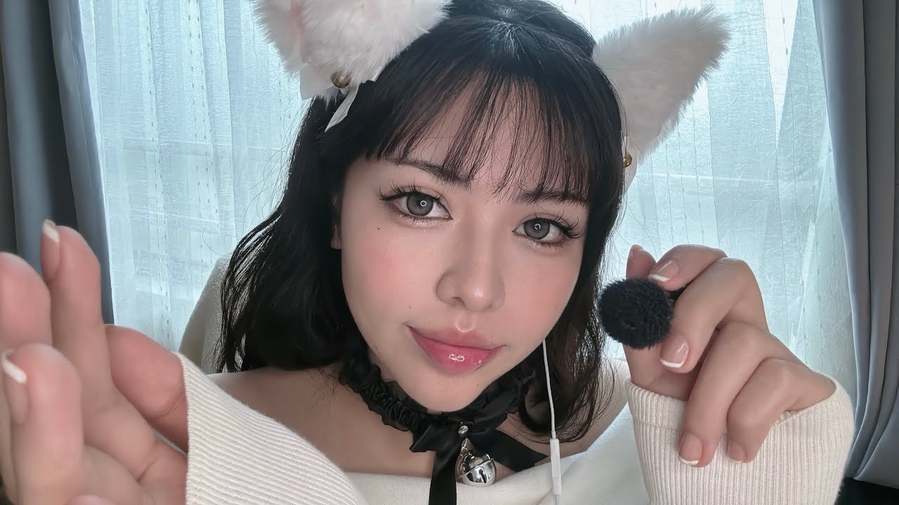 【ASMR】人間になった飼い猫にメイクされるロールプレイ💄