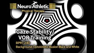 Famous 240BPM Gaze Stability VOR Training with Optokinetic Illusion Black and White Wealth