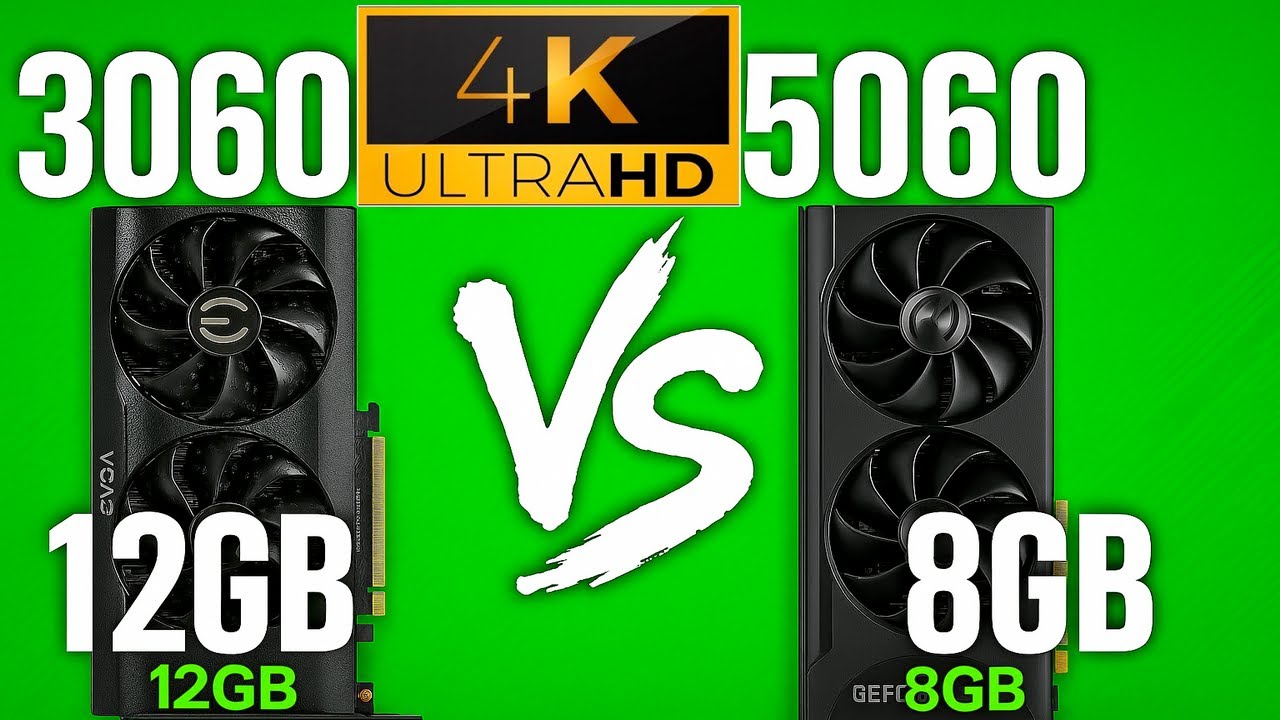RTX 3060 12GB VS 5060 8GB. Возможен ли 4к гейминг на бюджетных видеокартах Nvidia?