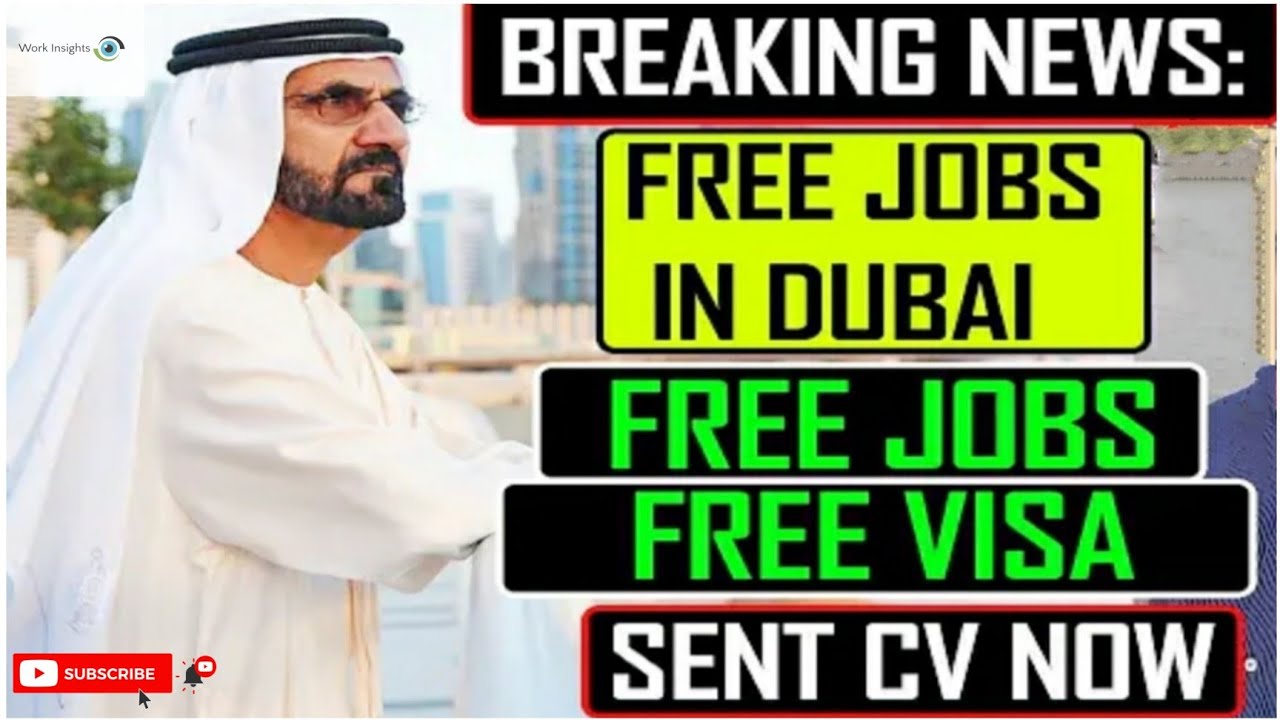 Dubai New Jobs| Dubai Jobs for Indians| Dubai Latest Job Vacancy 2021
