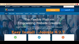 Install latest Joomla 4 2 7 with kickstart  Easy Steps!