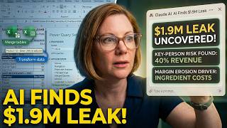 Excel Data Analyst Project: Full Dashboard Build + AI Uncovers $1.9M Leak