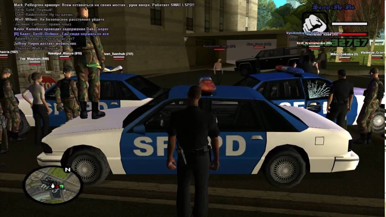 Samp rp автомобили