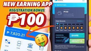 NEW EARNING APP | REGISTRATION BONUS ₱100 AND GET FREE ₱500 CHECK IN DAILY | WITHDRAWAL DIRECT GCASH screenshot 2