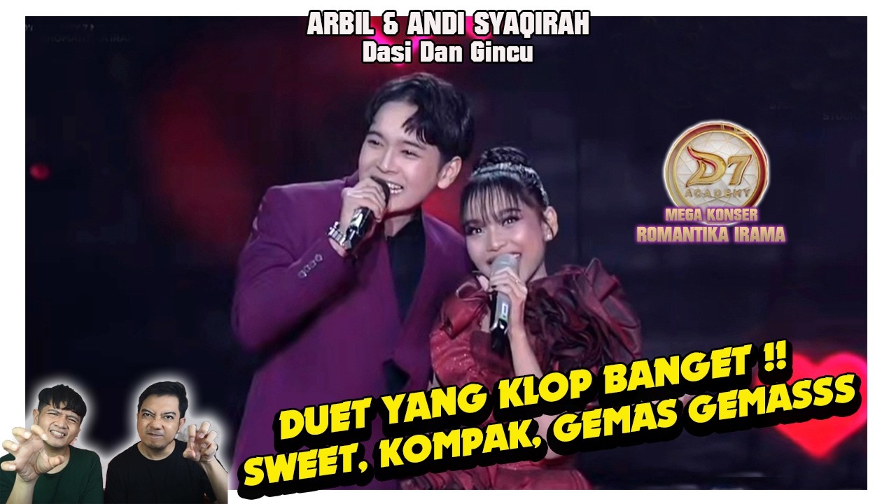 Akhirnya SYARBIL duet. Arbil & Andi Syaqirah Dasi dan gincu. Nyatu banget suara mereka. LOVE IT
