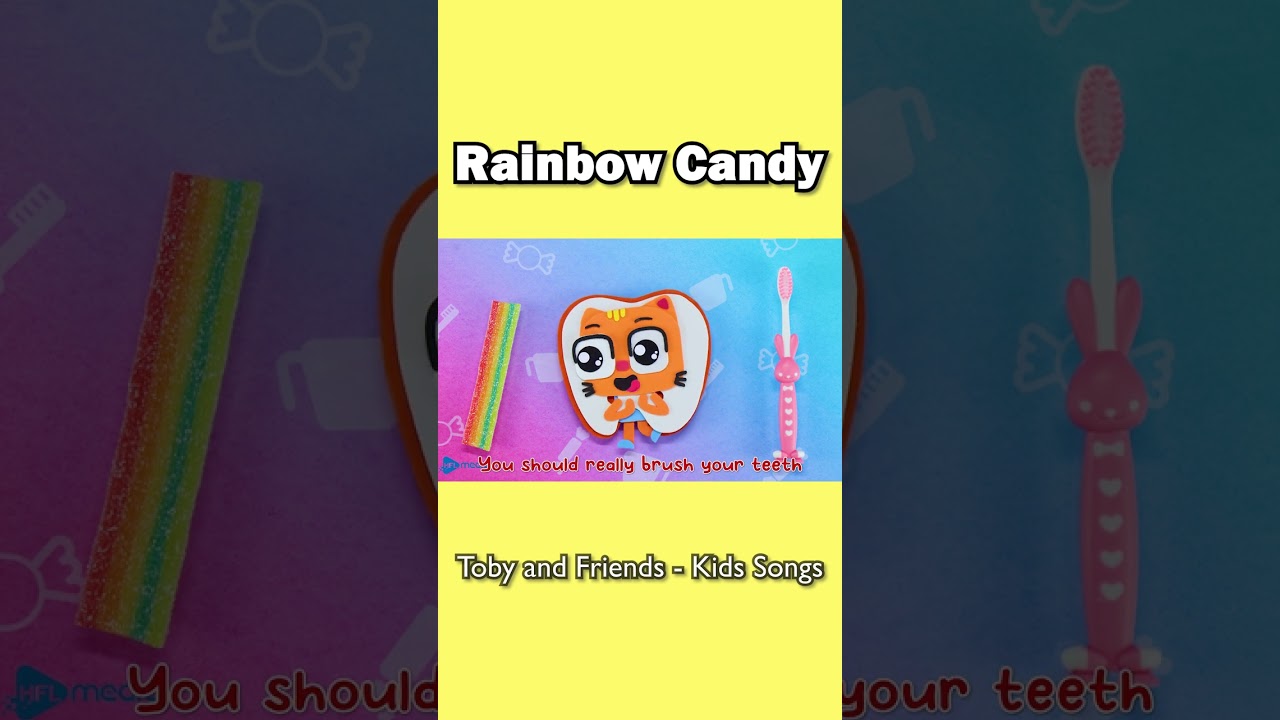 Rainbow Candy - Toby And Friends | Animal Songs For Kids 