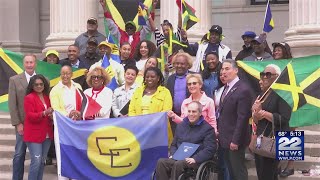 Caribbean Heritage Flag Raising Celebration in Springfield