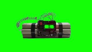 Bomb Green Screen Key Screen