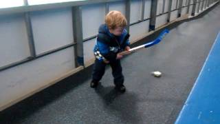 Cute baby hockey player! Future NHL star