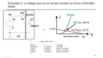 LTspice beginner Lec8: DC operating point (.op)