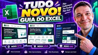 🚀 O Guia do Excel Mudou! Conheça Nosso Novo Ecossistema