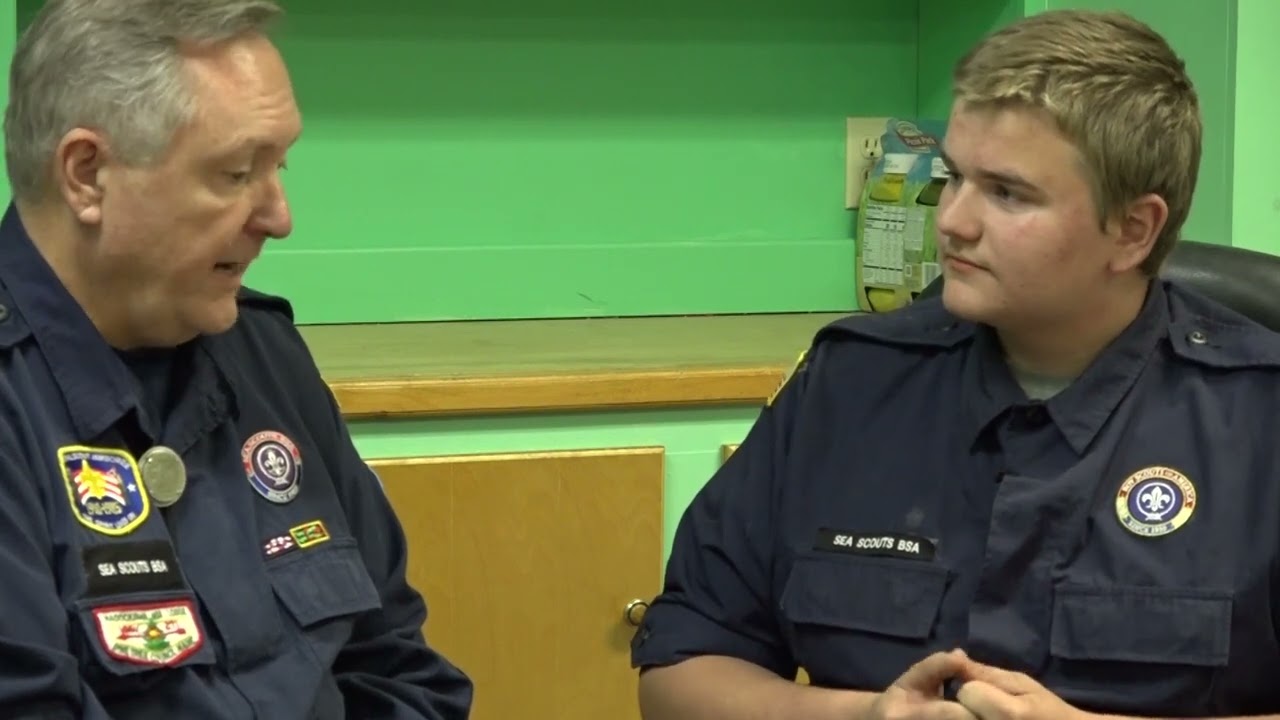 Sea Scouts Discussion between Chartered Organization Rep. Ian Riddell and Sea Scout Rylan Blake