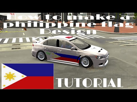 HOW TO MAKE PHILIPPINE FLAG DESIGN | CAR PARKING MULTIPLAYER | TUTORIAL #CARPARKINGMULTIPLAYER