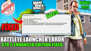 Battle Eye Launcher FIX for GTA 5 Enhanced | Blocked loading of file - dinput8.dll - GTA 5 Enhanced