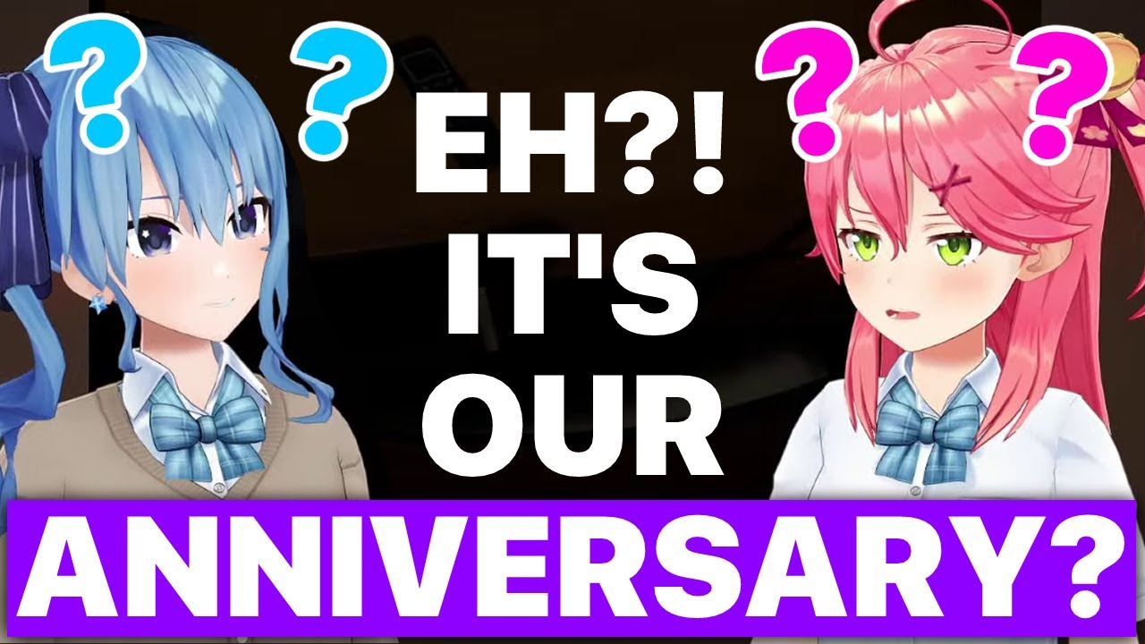 miComet Didn't Know Their Own Anniversary (Suisei & Miko/ Hololive
