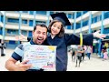 لما بنتك تستلم شهادة المدرسة وتضيع منها 