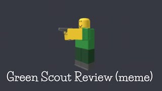 Tower Defense Simulator | Green Scout Review lol
