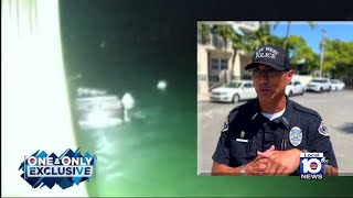 Key West police officers discuss moments they saved driver in sinking car