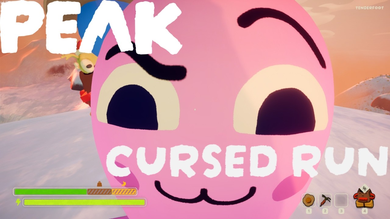 Running Cursed Best and Funny Moments from a Cursed PEAK Run - YouTube