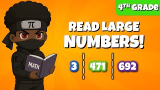 How to Read Large Numbers | Grade 4 Math