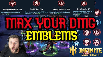 Infinite Magicraid - Have we been wrong? Emblem Testing! HUGE