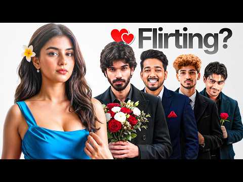 1 Girl Vs 5 Boys | Intense Flirting