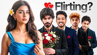 1 Girl Vs 5 Boys | Intense Flirting