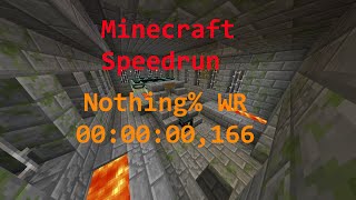 Minecraft Speedun nothing% (seeded) 00:00:00,166 [April Fools 2016]