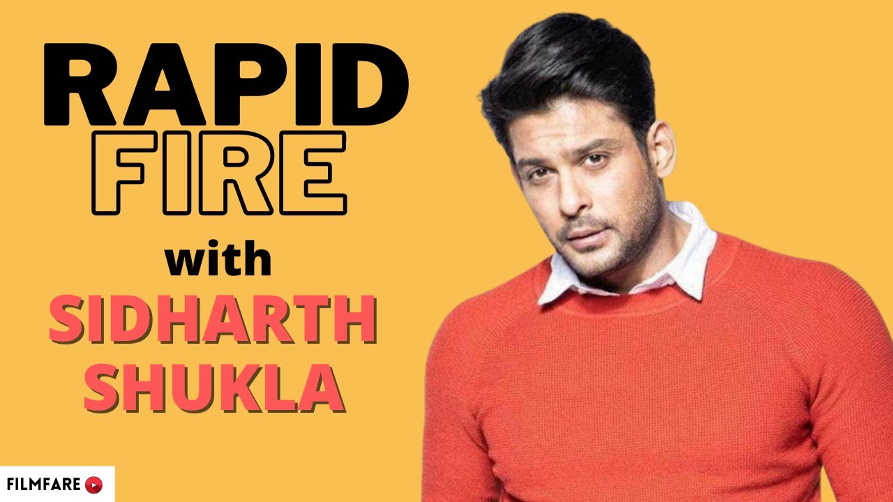 Rapid Fire с Сиддхартом Шуклой | Интервью с Сиддхартом Шуклой | Эксклюзив Filmfare