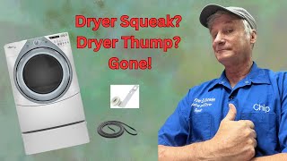 Dryer Squeaking or Thumping? Replace the Belt & Idler Pulley