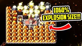 I Upgraded To 1000% EXPLOSION SIZE!! (Monsters are Coming! Rock & Road) Update