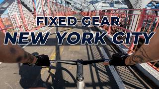Fixed Gear New York City - Washington Square Park to Williamsburg