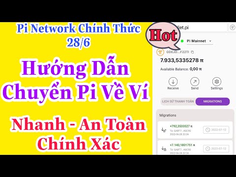 Pi Network Hot -Hướng Dẫn Chuyển Pi Về Ví Mainnet- Nhanh-An Toàn-Chính Xác!