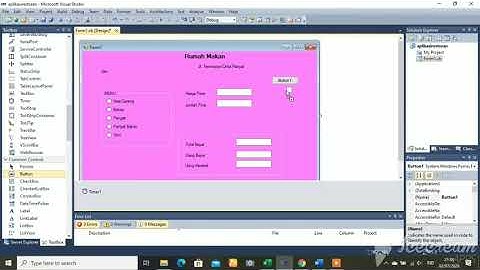 Aplikasi Restoran Sederhana Vb.net 2010