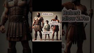 Height Comparison Robert Wadlow And Goliath history bible