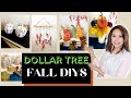 DOLLAR TREE "NO SKILLS REQUIRED" FALL DIYS THAT ARE QUICK AND EASY!