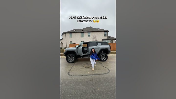 It’s a 2025 HUMMER EV