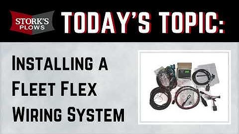 Installing Fleet Flex Wiring
