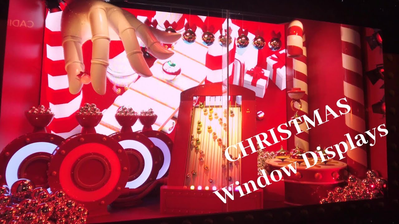 Toronto Christmas 2019 Hudsons Bay Window Displays, Nathan Philips