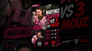 Martínez haciendo magia VS MOUZ 1vs3 #cs2 #csgo #pgl #astana #iem #major