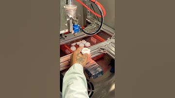 Automatic paint spraying in toy factory#automation #factoryworks #amazingmachinery #shortvideo