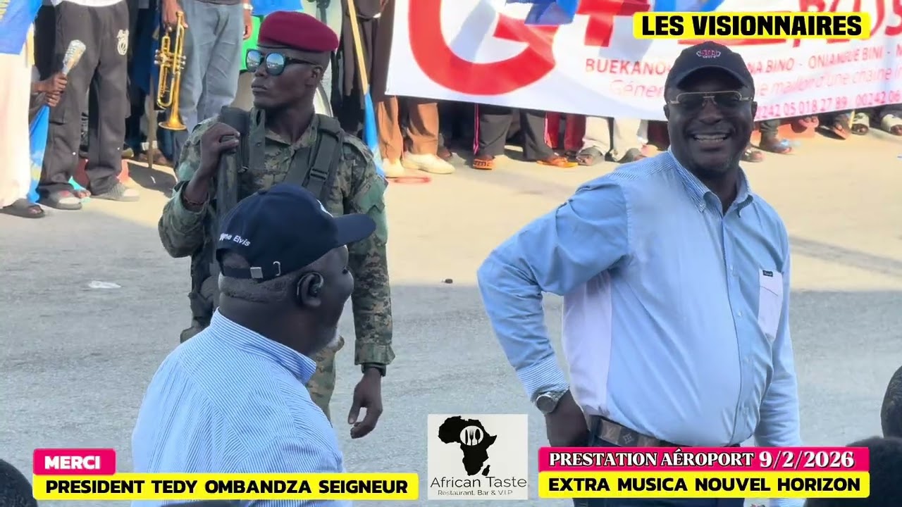 EXTRA MUSICA NOUVEL HORIZON PRESTATION LIVE À POINTE NOIRE ROND-POINT LUMUMBA 