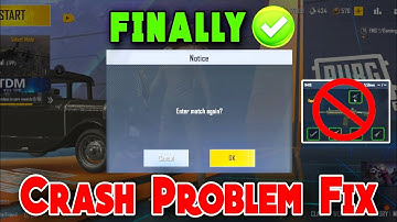Finally Crash Problem Fixed! PUBG Lite Crash Problem! PUBG mobile lite Crash Problem Solved!