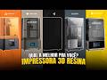 Qual IMPRESSORA 3D DE RESINA Comprar em 2026? Top 5 Melhores Mais Bem Avaliadas ✅