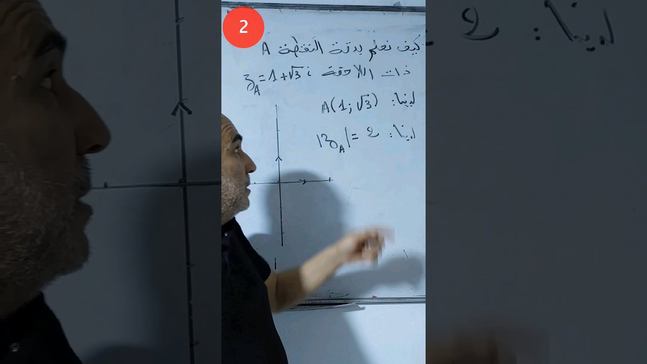 كيف نعلّم بدقة نقطة احدى احداثييها عدد اصم؟ الجزء الثاني.