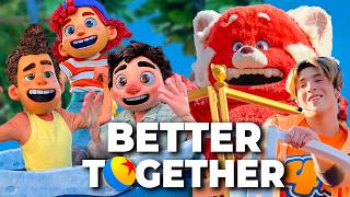 NEW! Better Together A Pixar Pals Celebration Parade PIXAR FEST 2024 Disney California Adventure